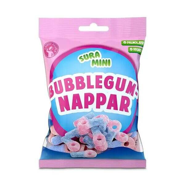 Sura Mini Bubblegumnappar