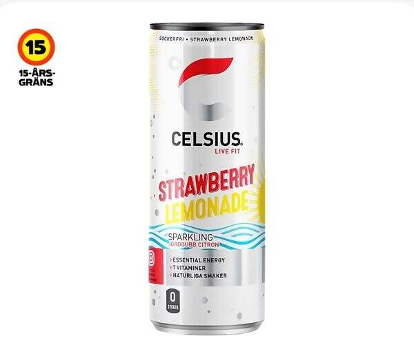 Celsius Strawberry Lemonade 355ml