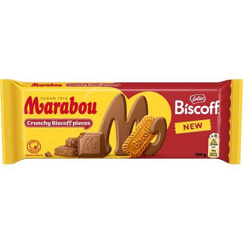 Marabou  Crunchy Pieces Biscoff 90g