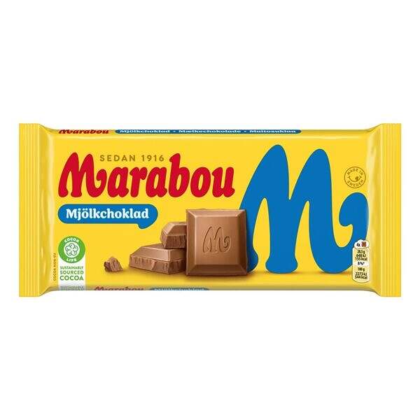 Marabou Mjölkchoklad Chokladkaka 160 g