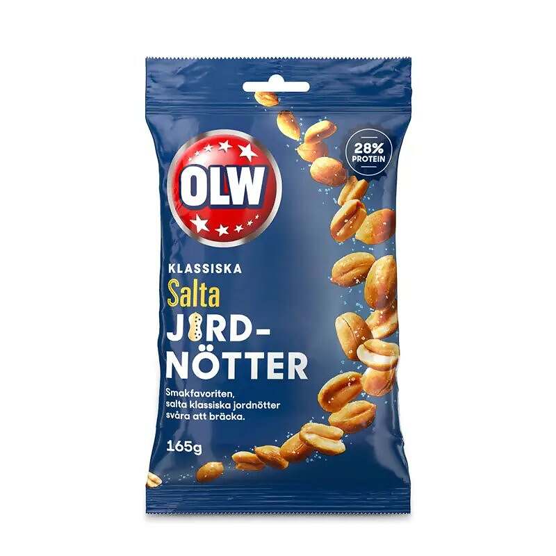 OLW Salta Jordnötter 165 g