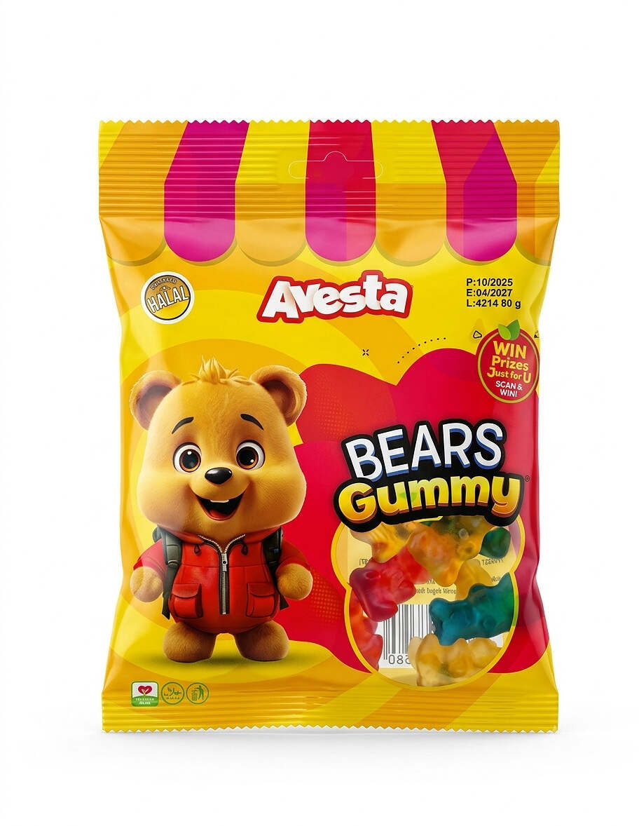 Avesta Bears Gummy 80g