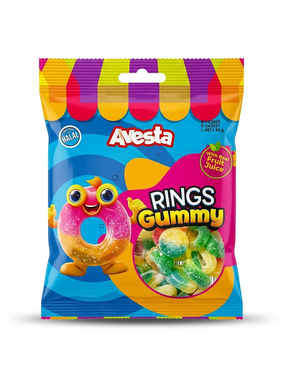 Avesta Rings Gummy 80g