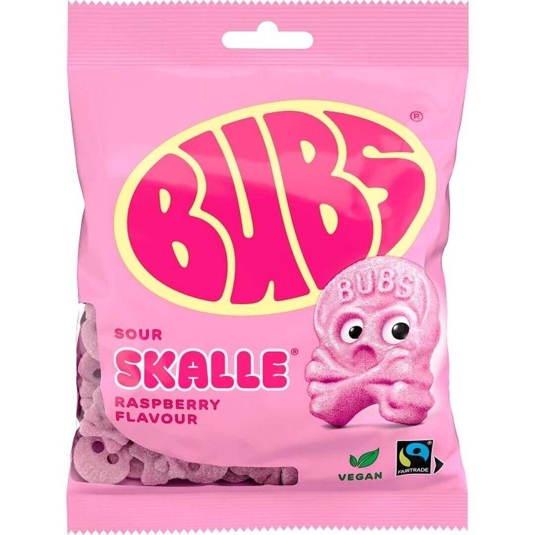 Bubs Cool Hallon Skumskalle 90g