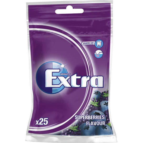 Extra Tuggummi Superberries 29g