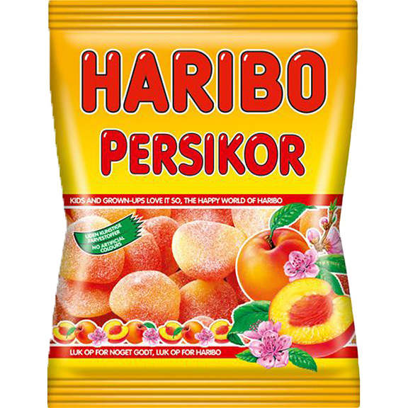 Haribo Persikor 80g