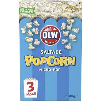 Micropopcorn Salt 3*80g