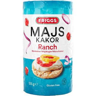 Majs Kakor Ranch 125g