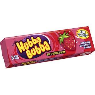 Hubba Bubba Strawberry Gum 35g