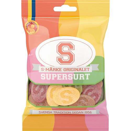 S-Märke supersurt 80g